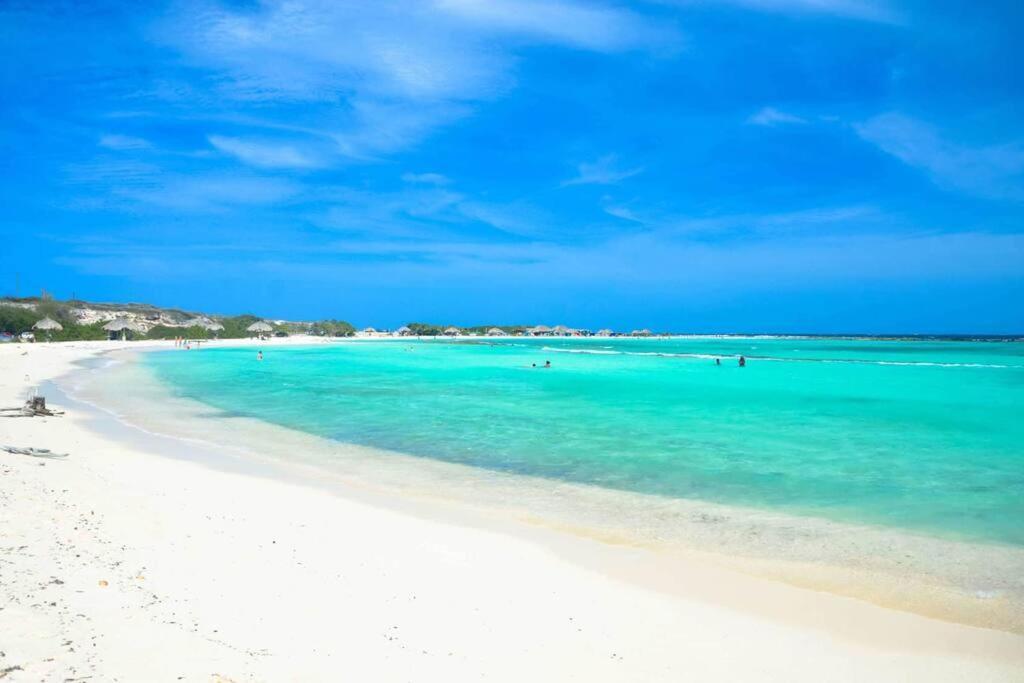 Cozy 1-Bedroom Apartment Minutes Away Drive To Mangel Halto Beach Savaneta Esterno foto